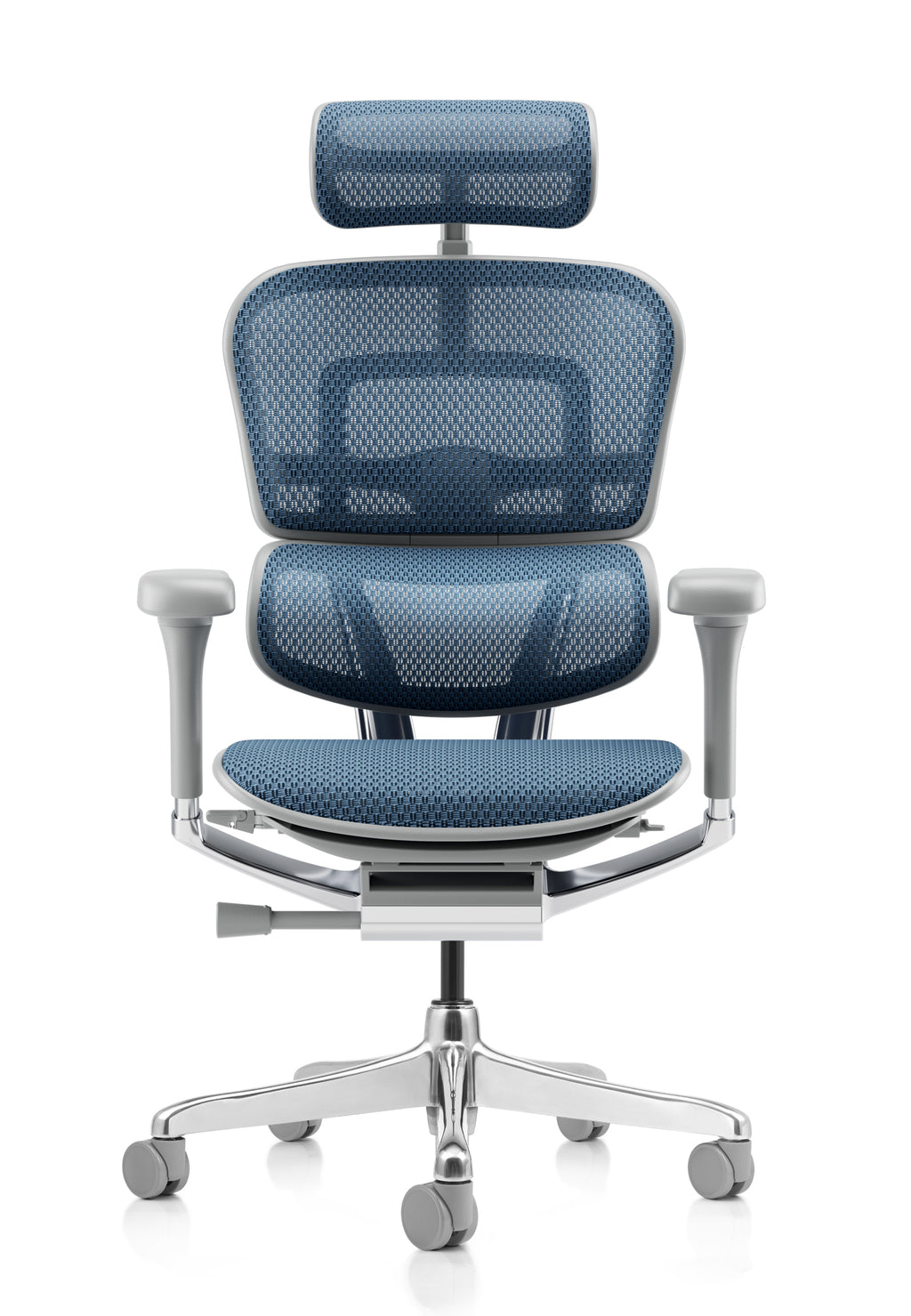 Ergohuman Elite G2 Blue Mesh Grey Frame