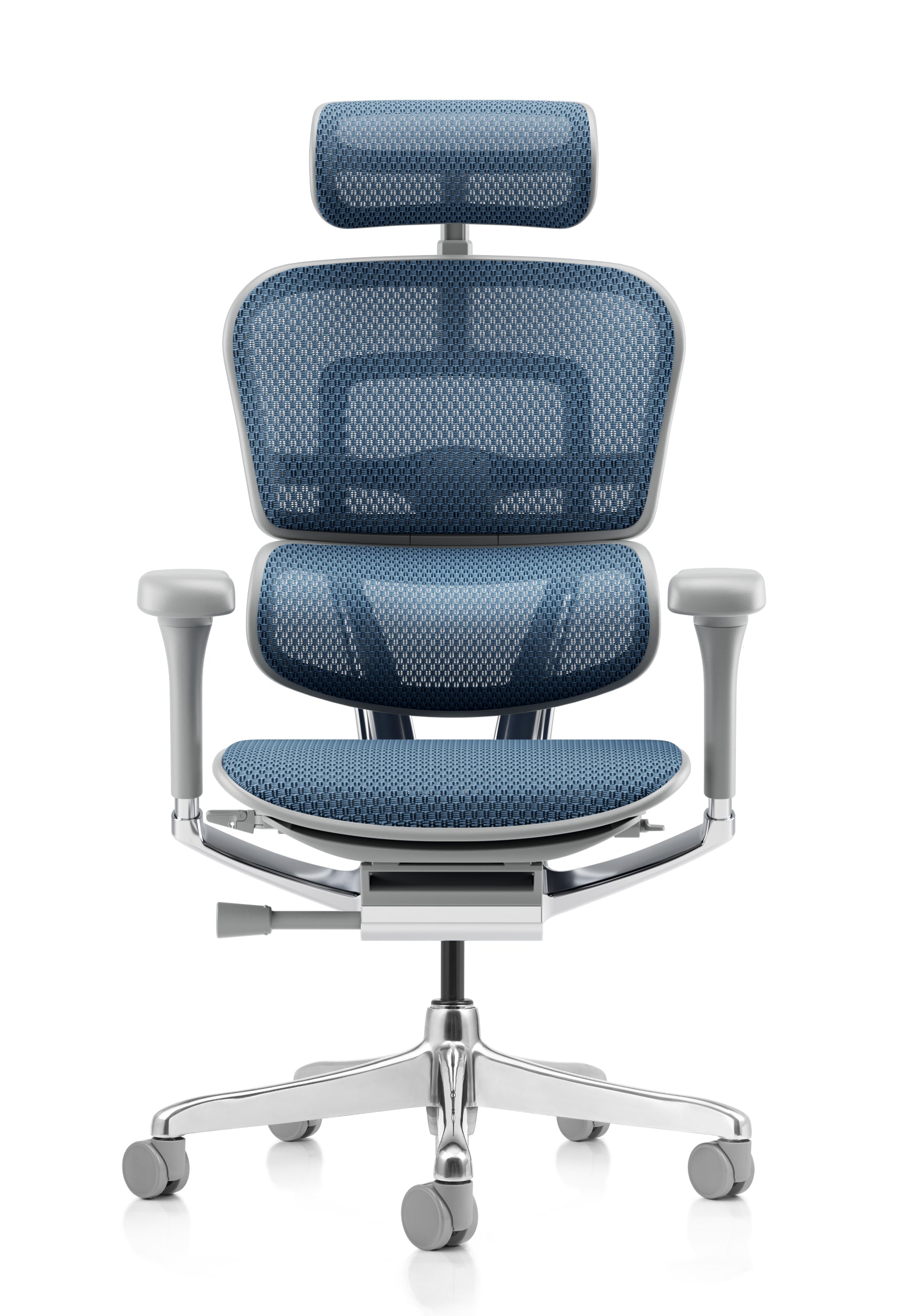 Ergohuman Elite G2 Blue Mesh Grey Frame