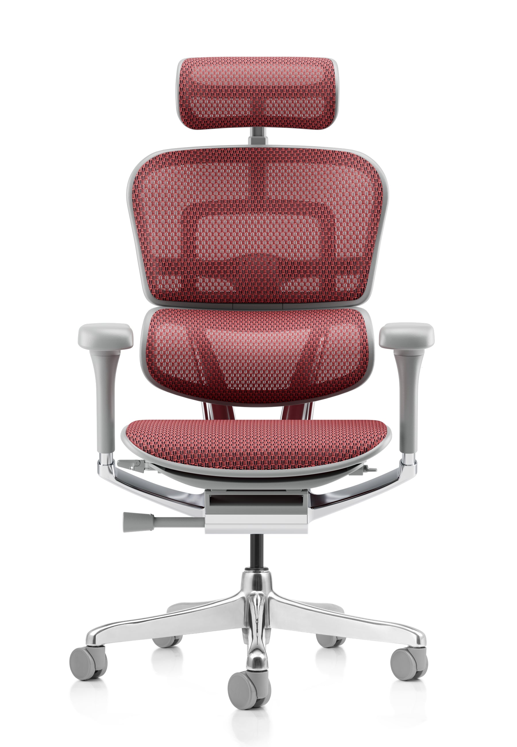 Ergohuman Elite G2 Red Mesh Grey Frame