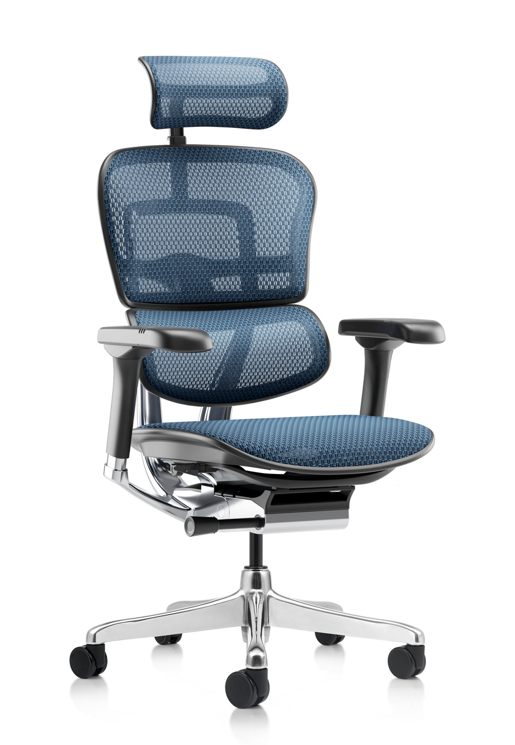 Ergohuman Elite G2 Blue Mesh, Black Frame