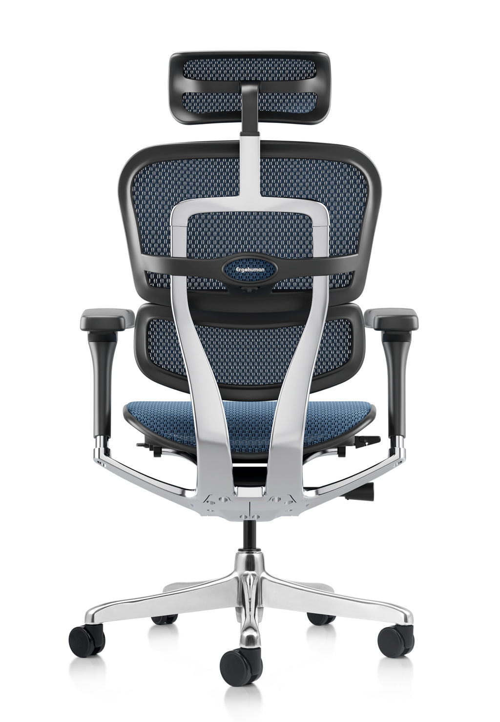 Ergohuman Elite G2 Blue Mesh, Black Frame