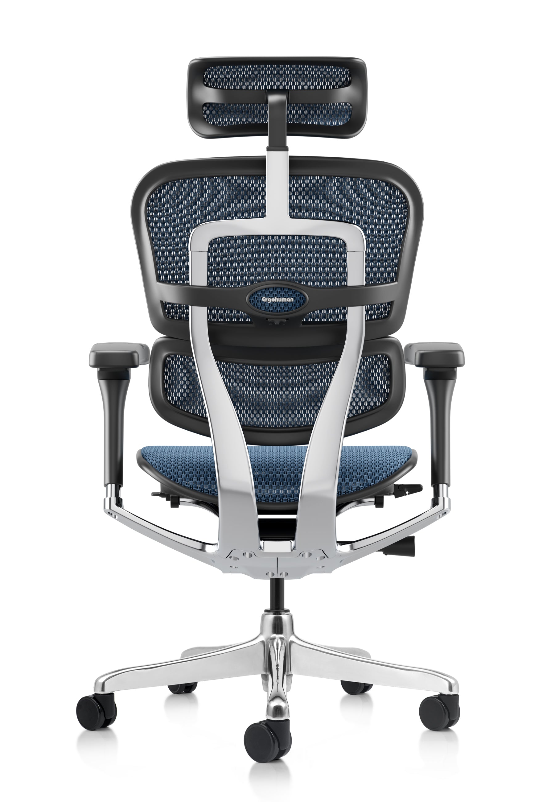 Ergohuman Elite G2 Blue Mesh, Black Frame