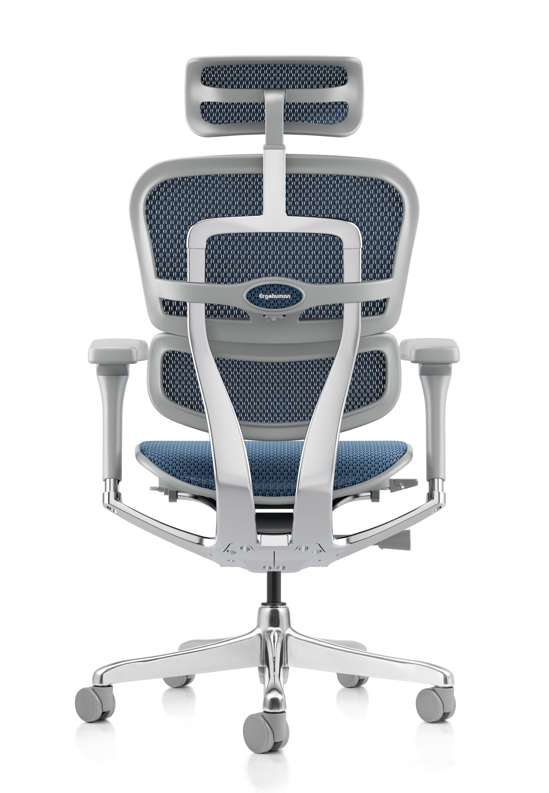 Ergohuman Elite G2 Blue Mesh Grey Frame