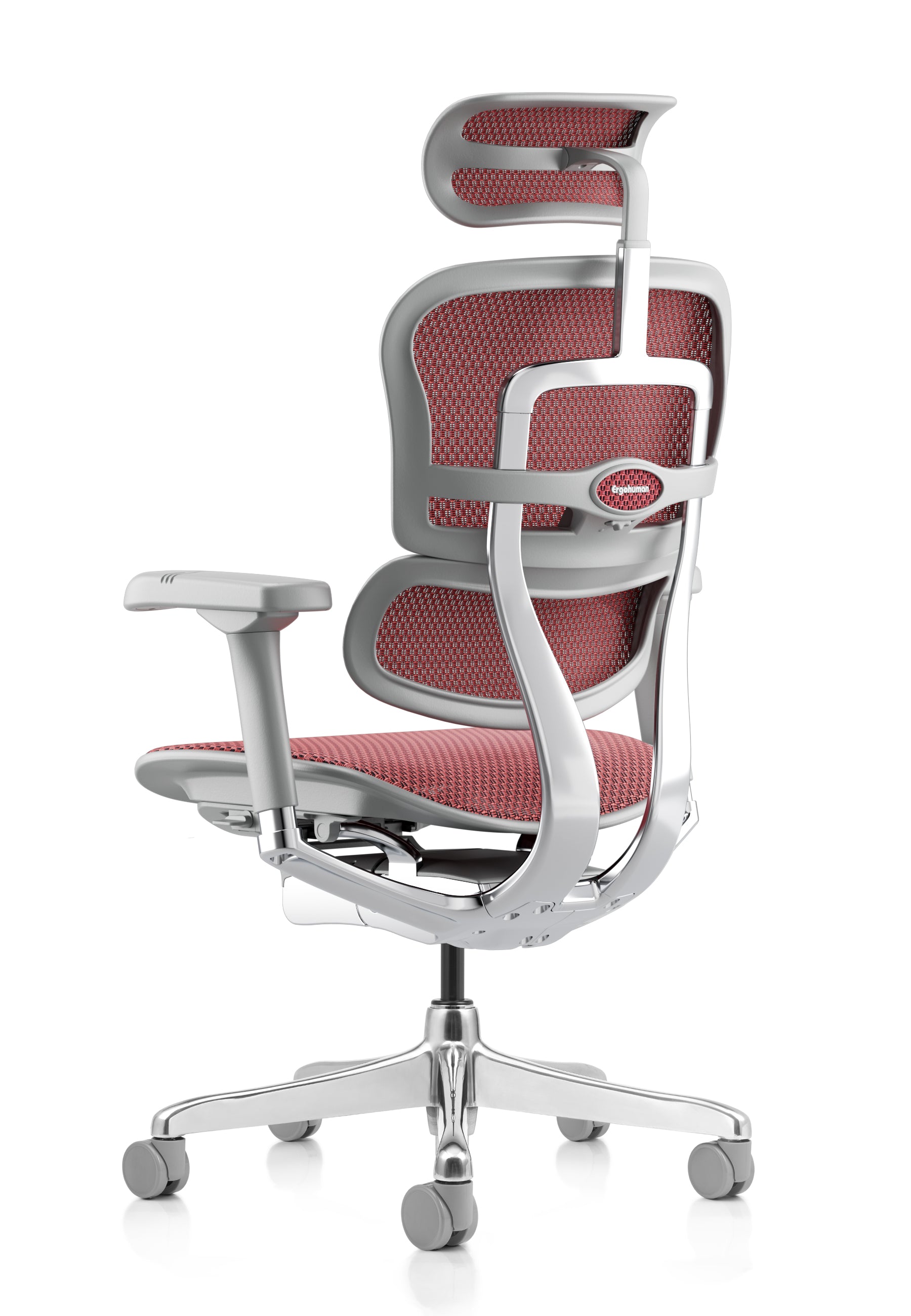 Ergohuman Elite G2 Red Mesh Grey Frame