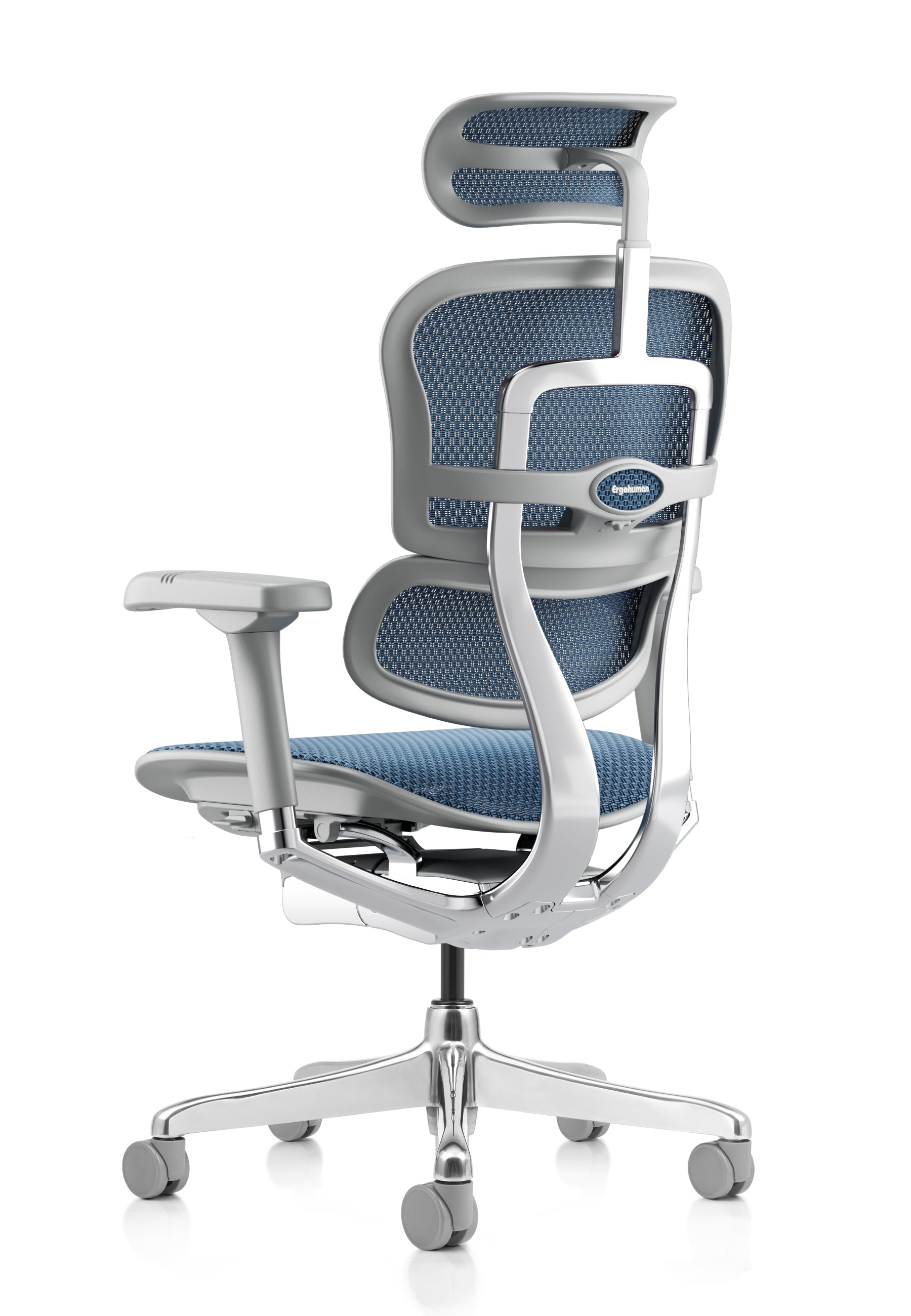 Ergohuman Elite G2 Blue Mesh Grey Frame