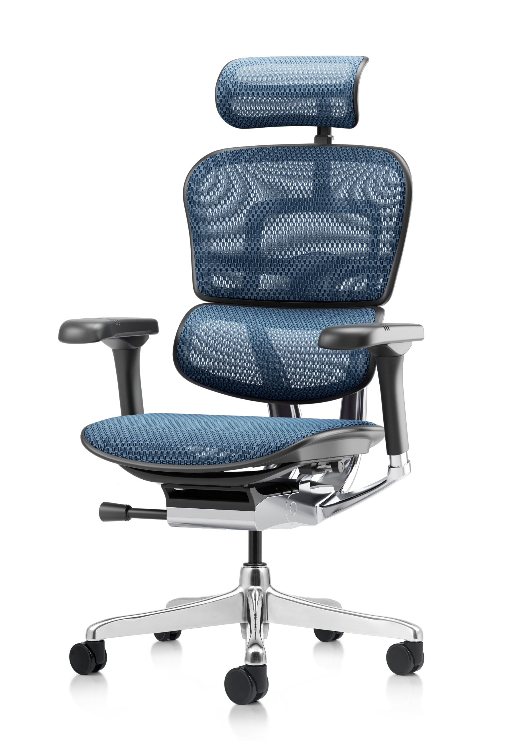 Ergohuman Elite G2 Blue Mesh, Black Frame