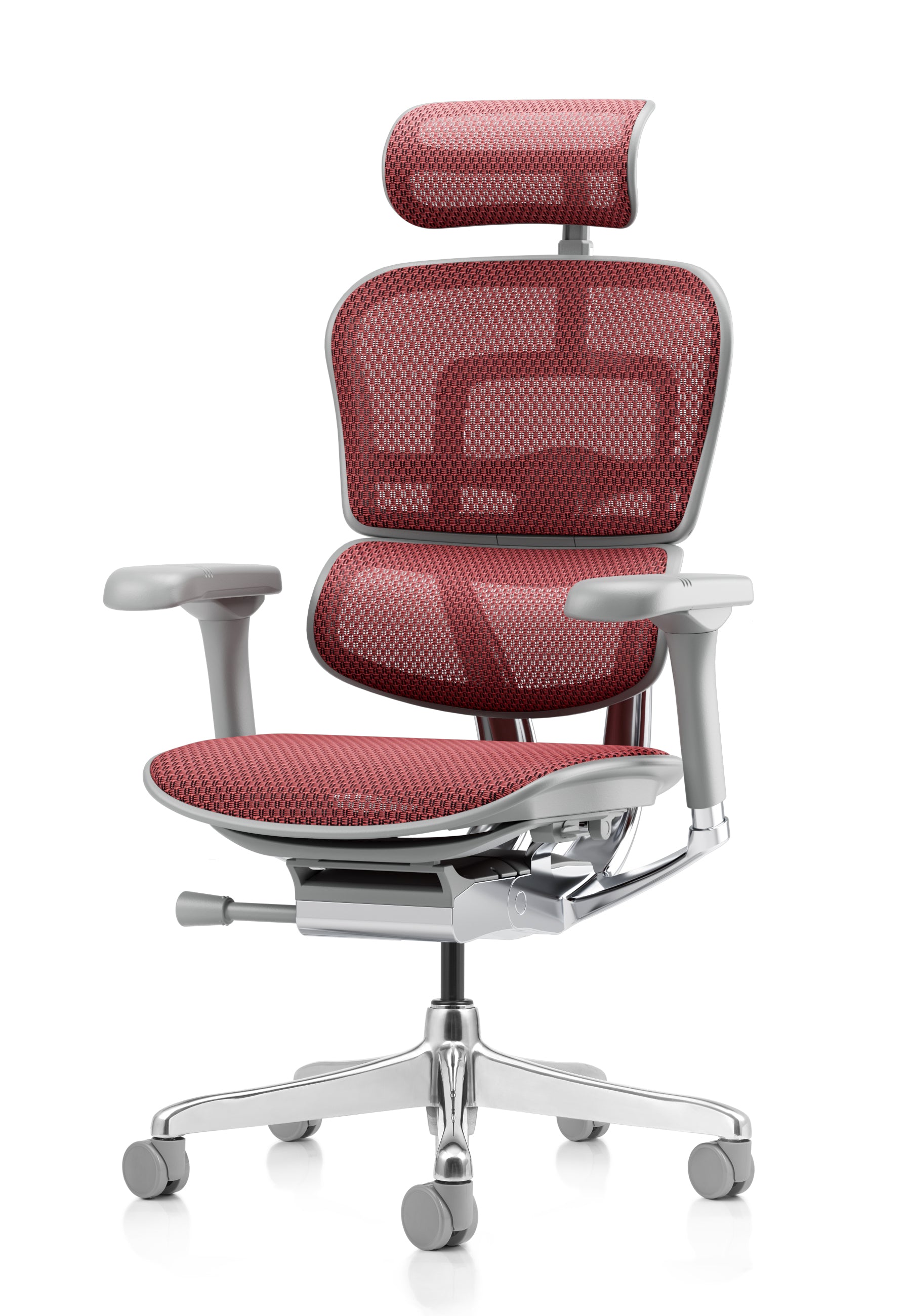 Ergohuman Elite G2 Red Mesh Grey Frame