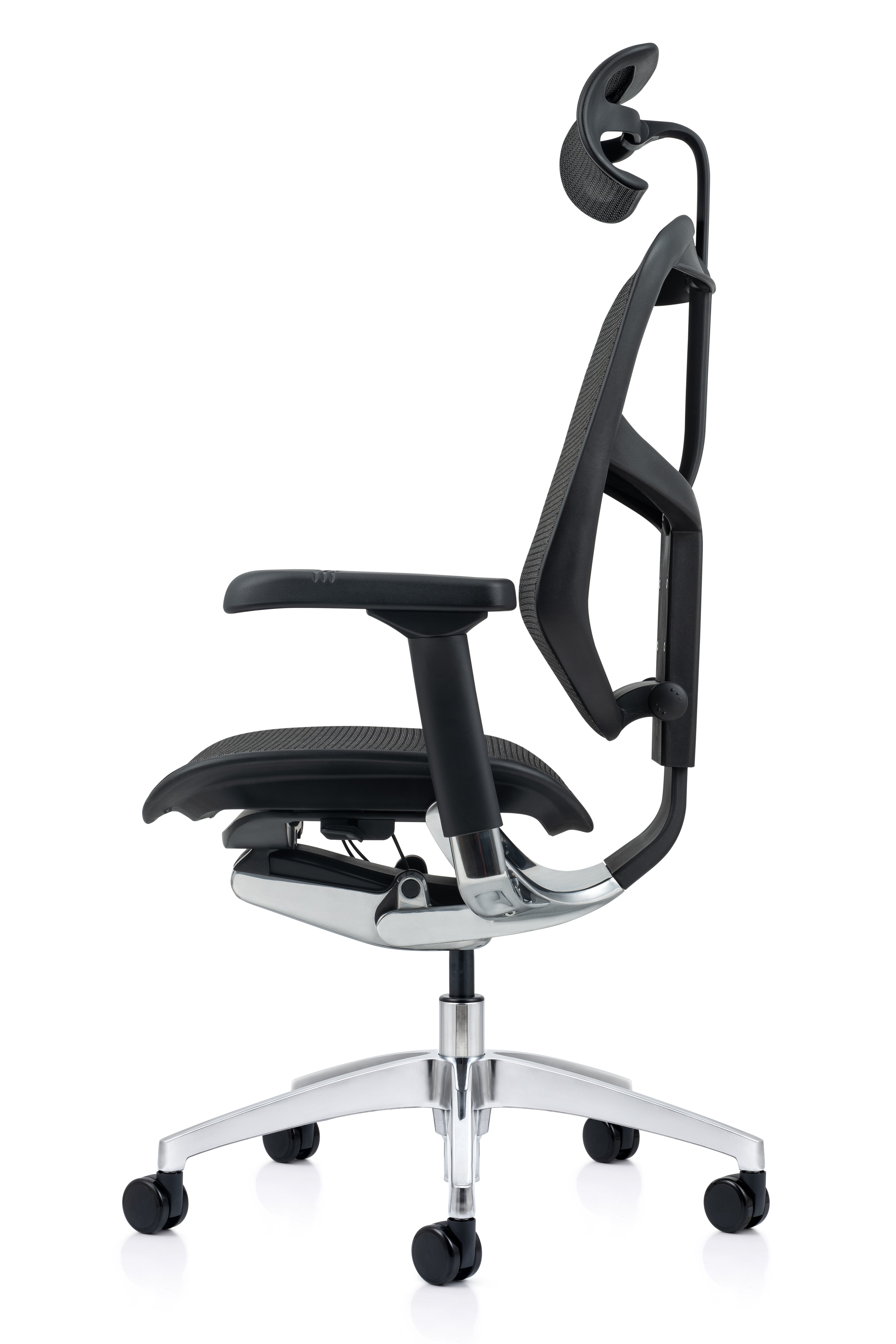 Master your comfort settings with the single lever control on the Enjoy Elite G2, making precise seat height and depth adjustments intuitive and effortless