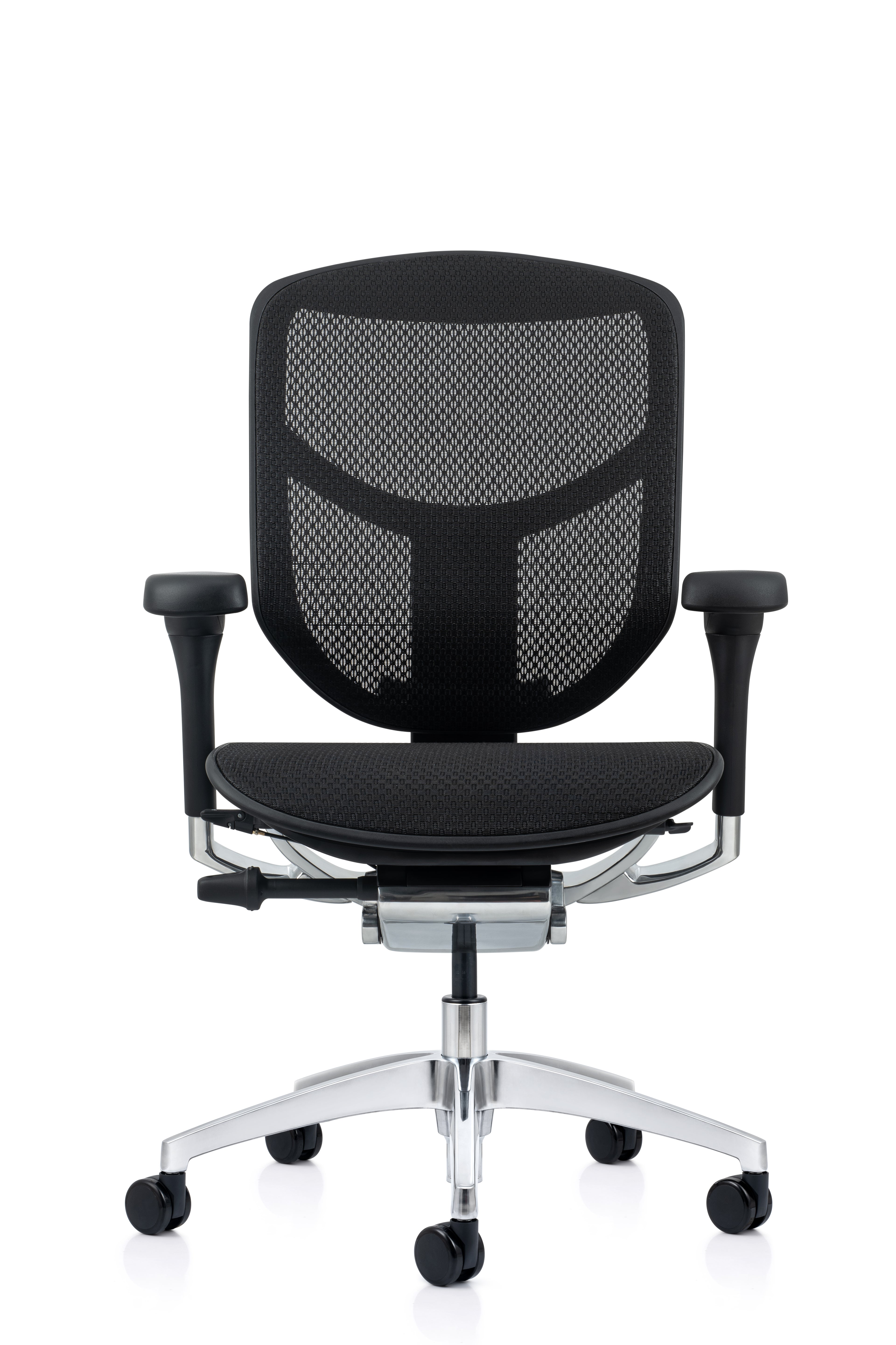 Maximize your freedom of movement with the Enjoy Elite G2, a sleek headrest-free task chair that combines iconic ergonomic lumbar support with a low-profile design for active work styles