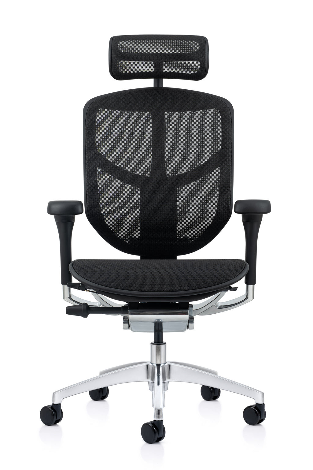 Banish lower back pain with the Enjoy Elite G2’s flexible automatic lumbar support, which actively adjusts to your natural curvature for healthy sitting habits 