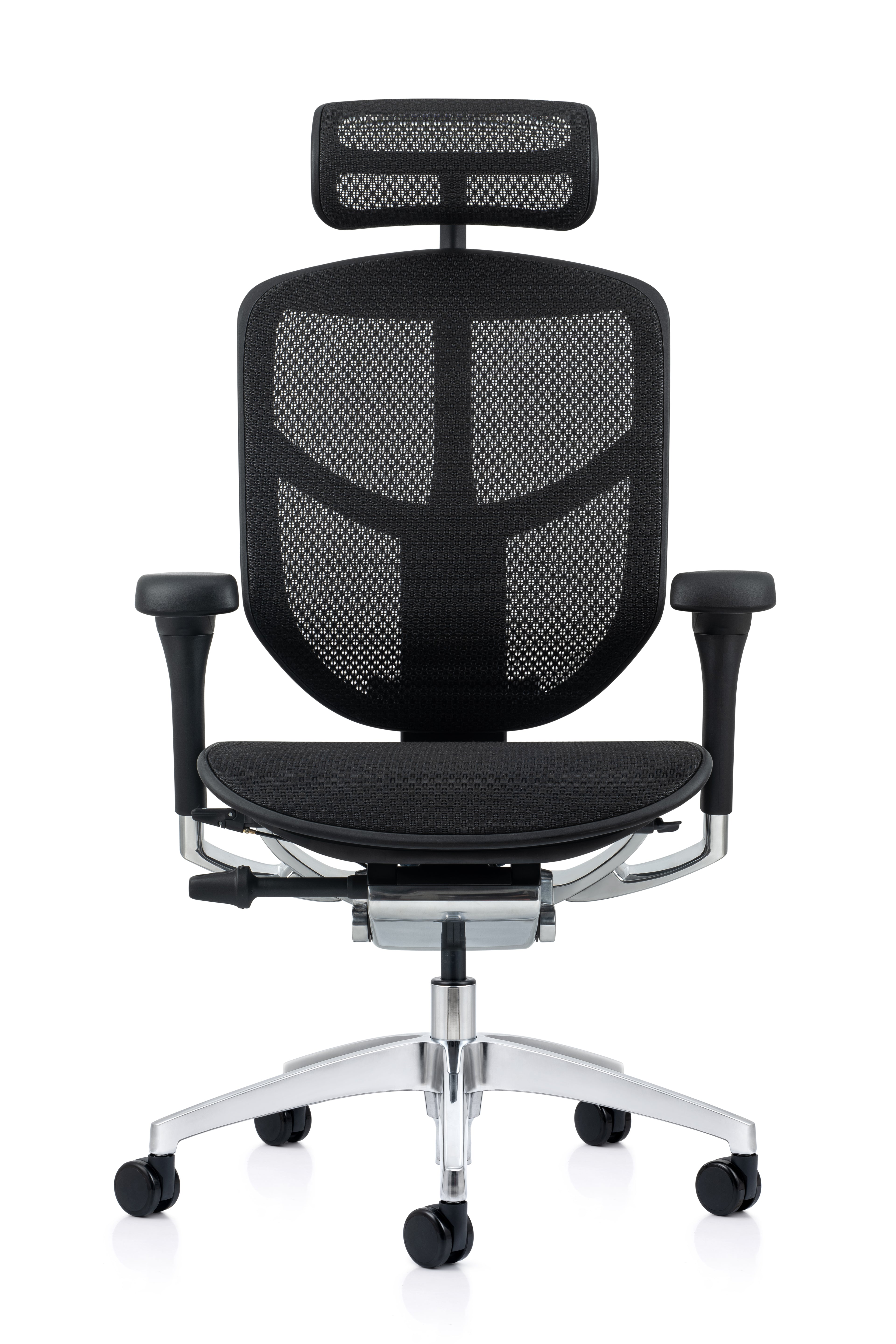 Banish lower back pain with the Enjoy Elite G2’s flexible automatic lumbar support, which actively adjusts to your natural curvature for healthy sitting habits 