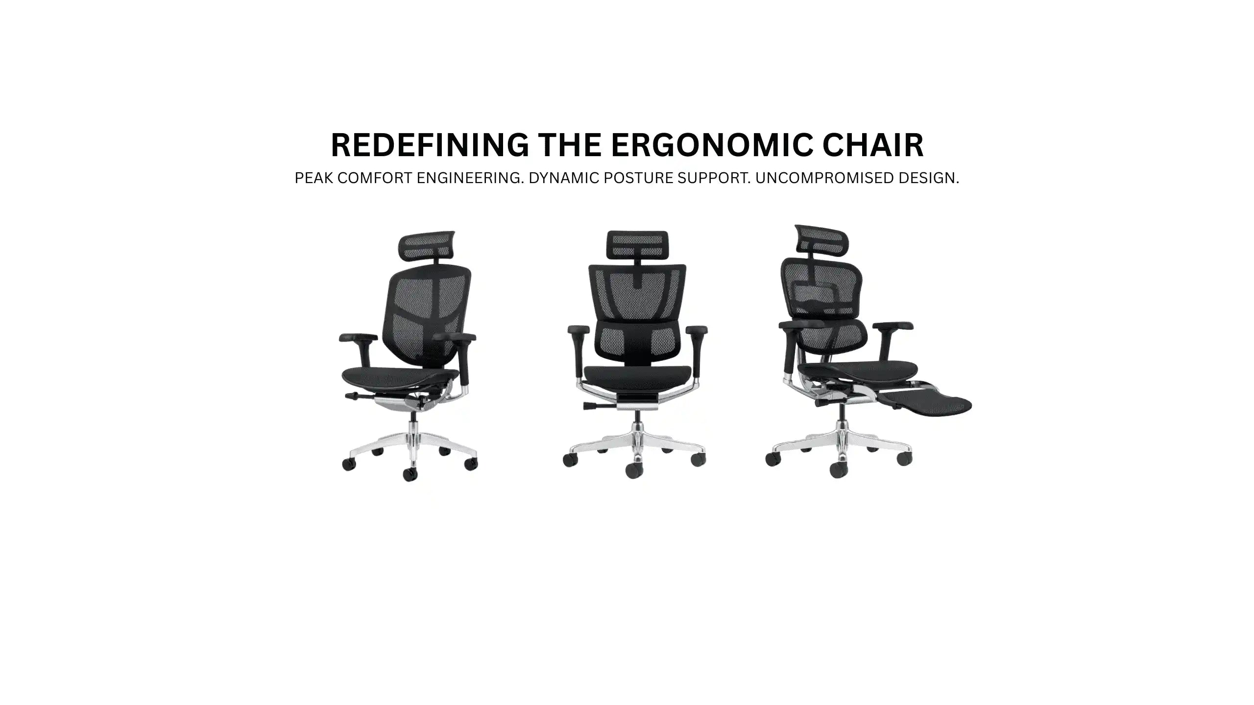 Comfort Workspace are proud to be the Official UK Distributor the Ergohuman, Mirus and Enjoy Elite G2