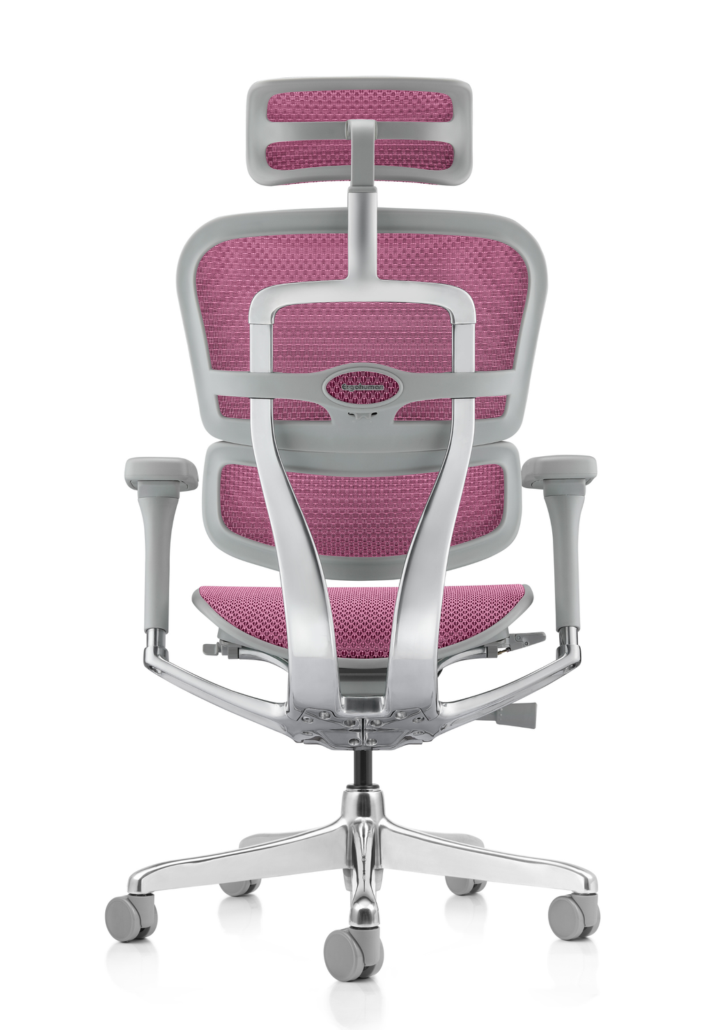 Ergohuman Elite G2 Pink Mesh Grey Frame