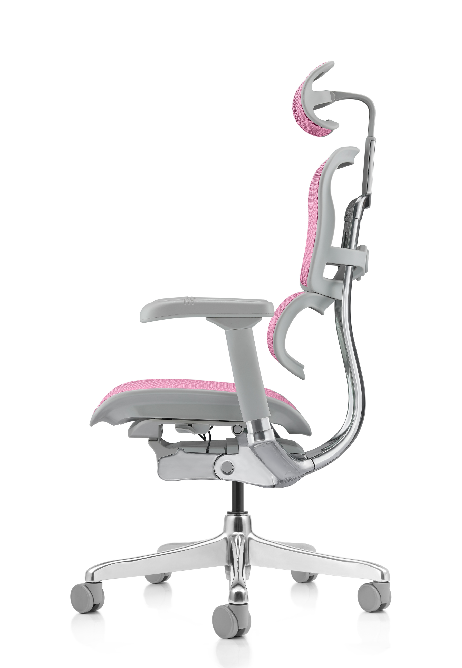 Ergohuman Elite G2 Pink Mesh Grey Frame