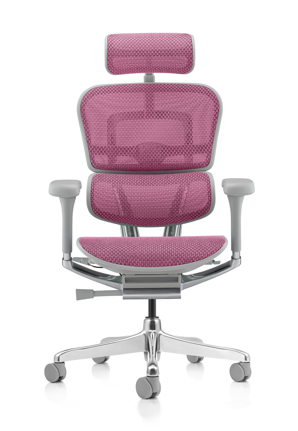 Ergohuman Elite G2 Pink Mesh Grey Frame