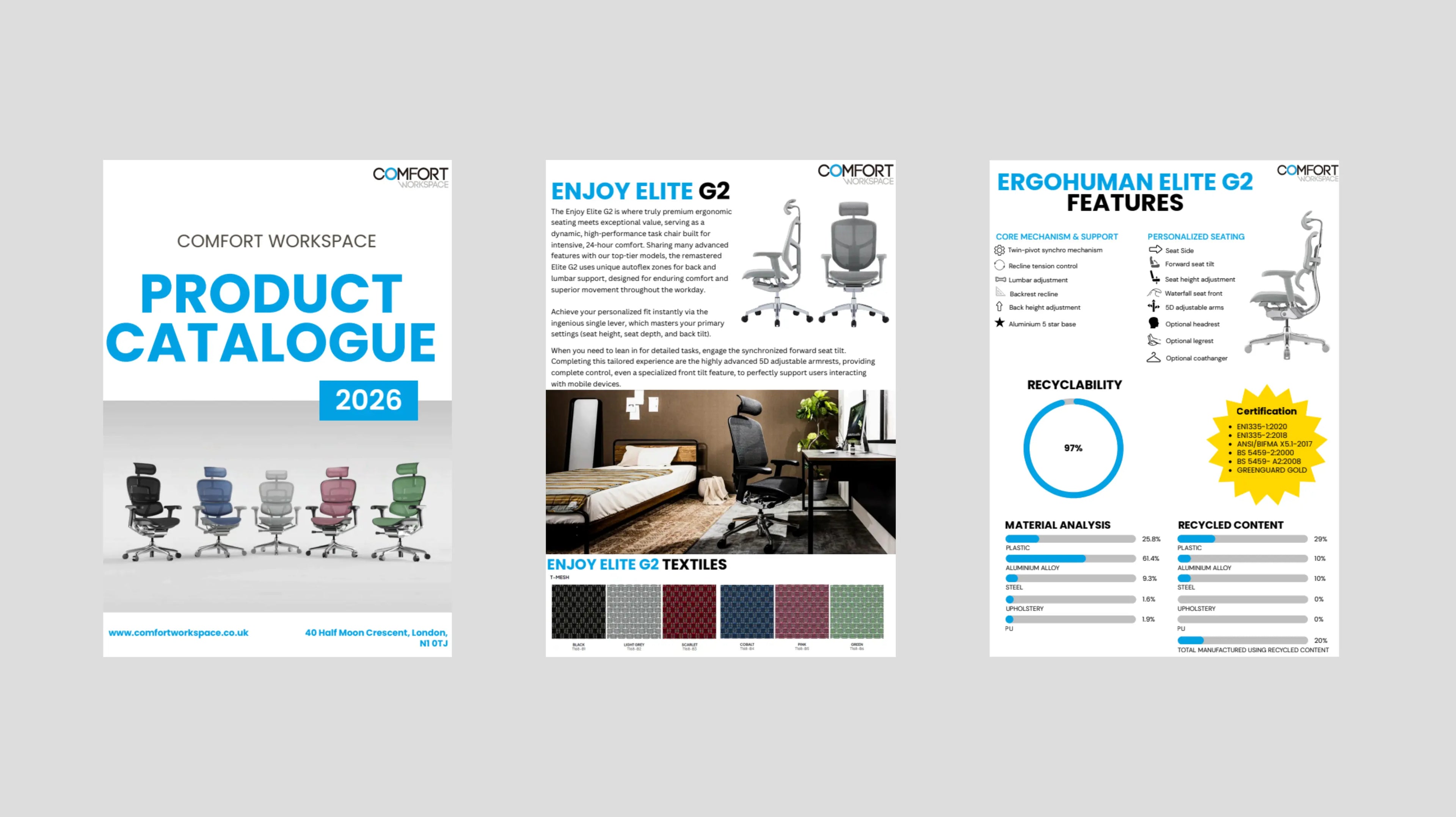 View and Download the Comfort Workspace 2026 Product Catalogue 