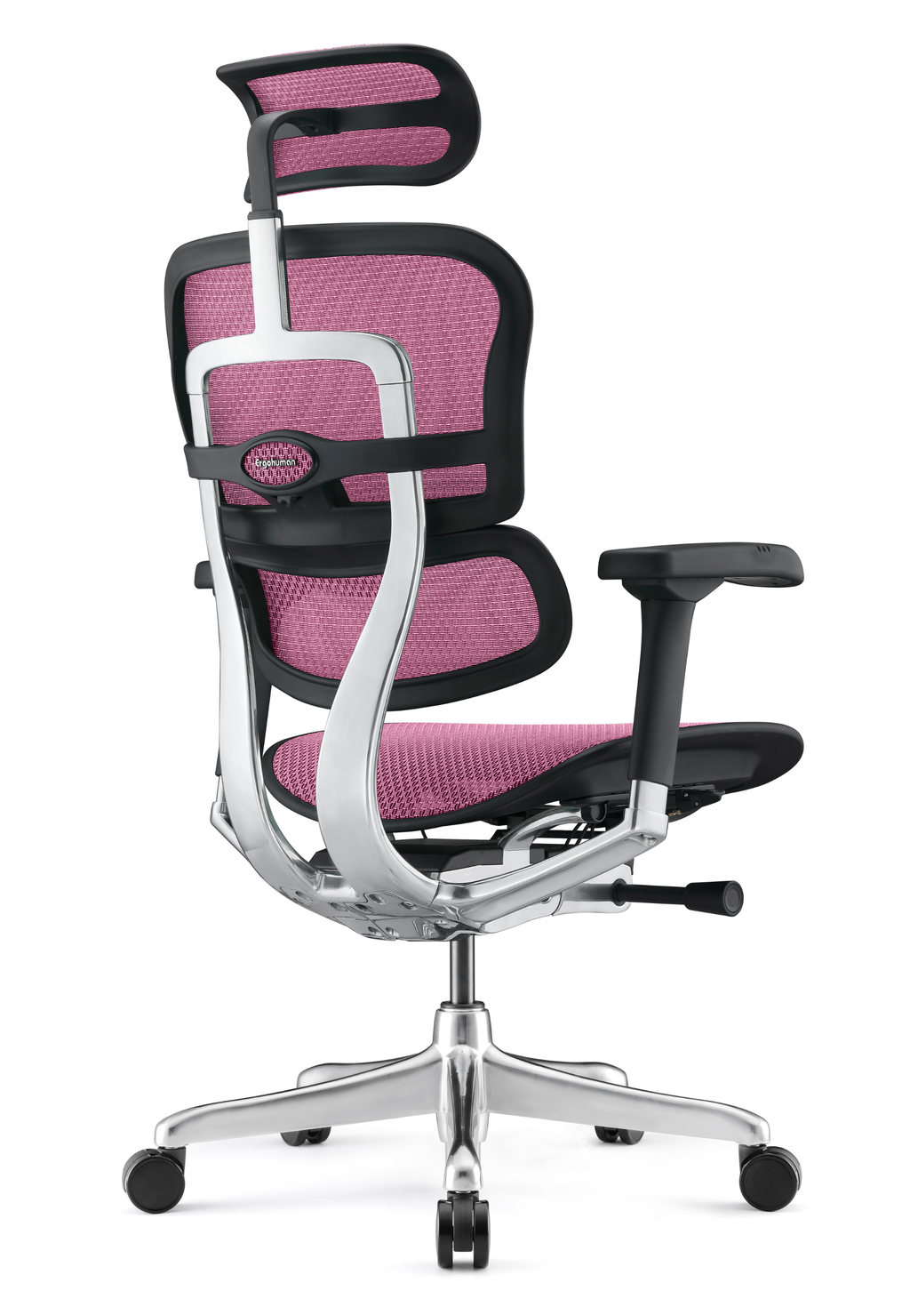Ergohuman Elite G2 Pink Mesh Black Frame