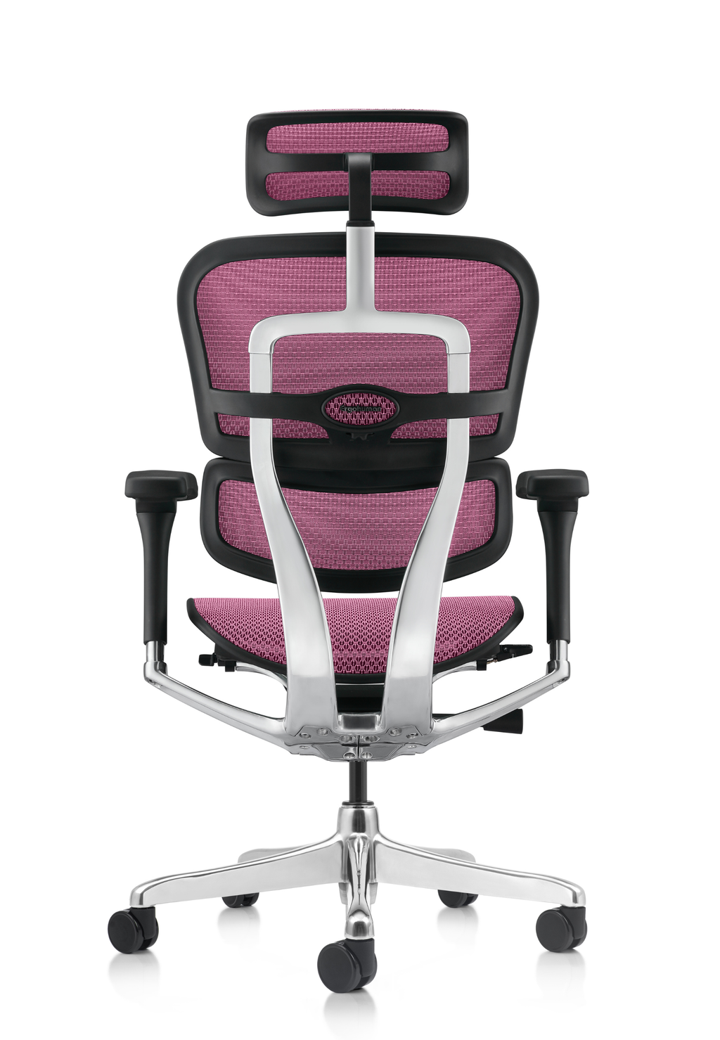 Ergohuman Elite G2 Pink Mesh Black Frame