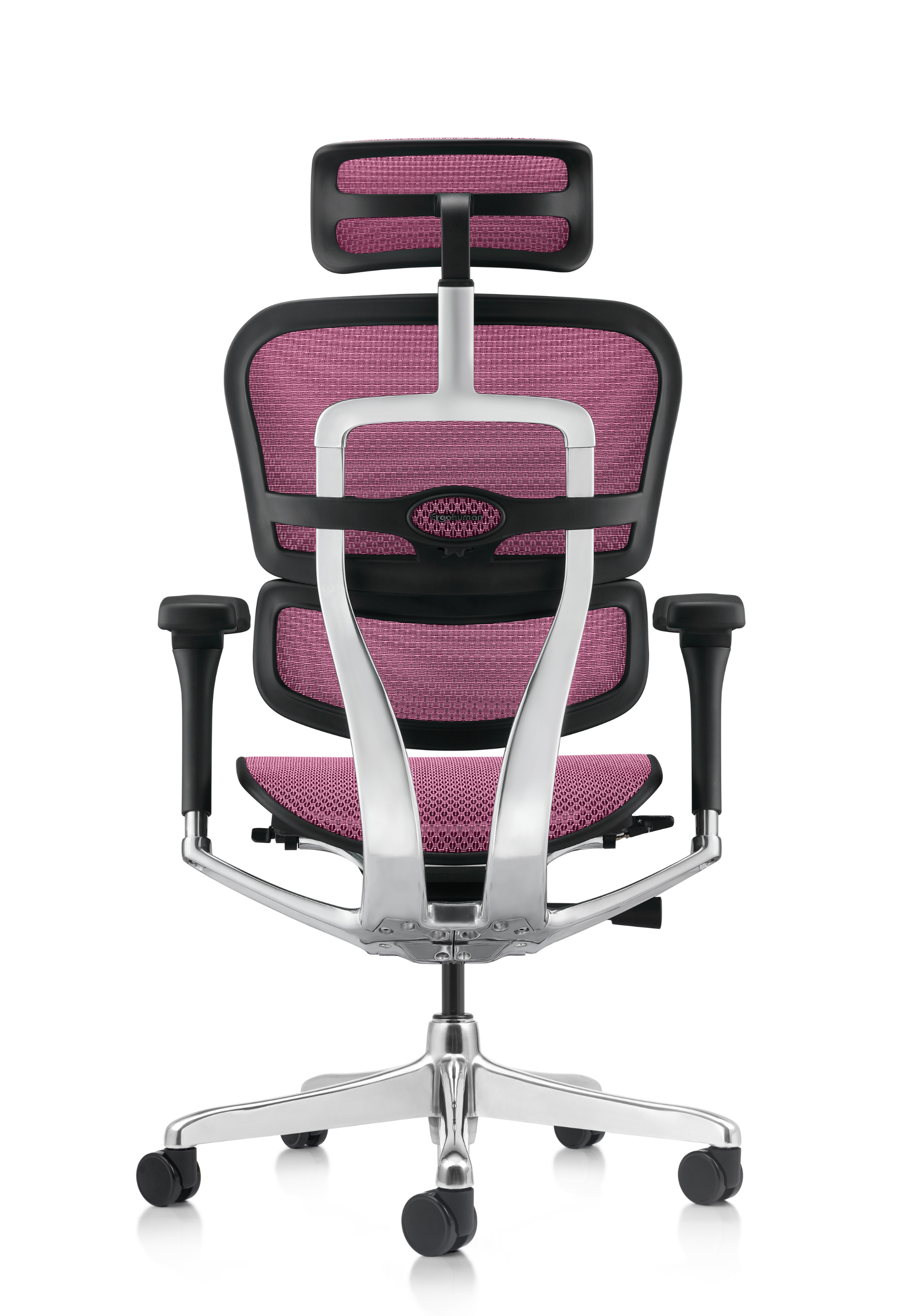 Ergohuman Elite G2 Pink Mesh Black Frame