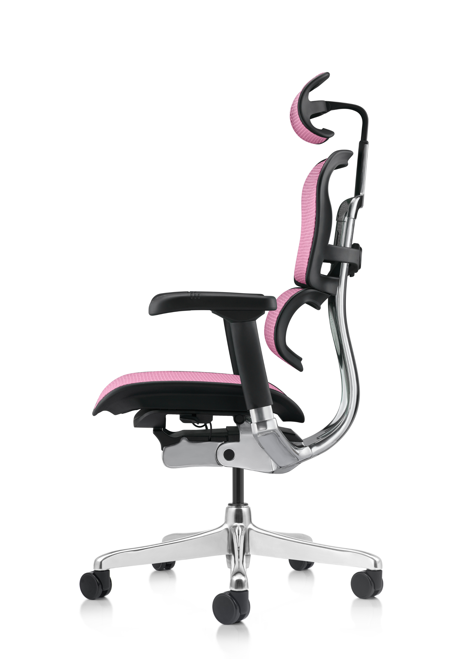 Ergohuman Elite G2 Pink Mesh Black Frame
