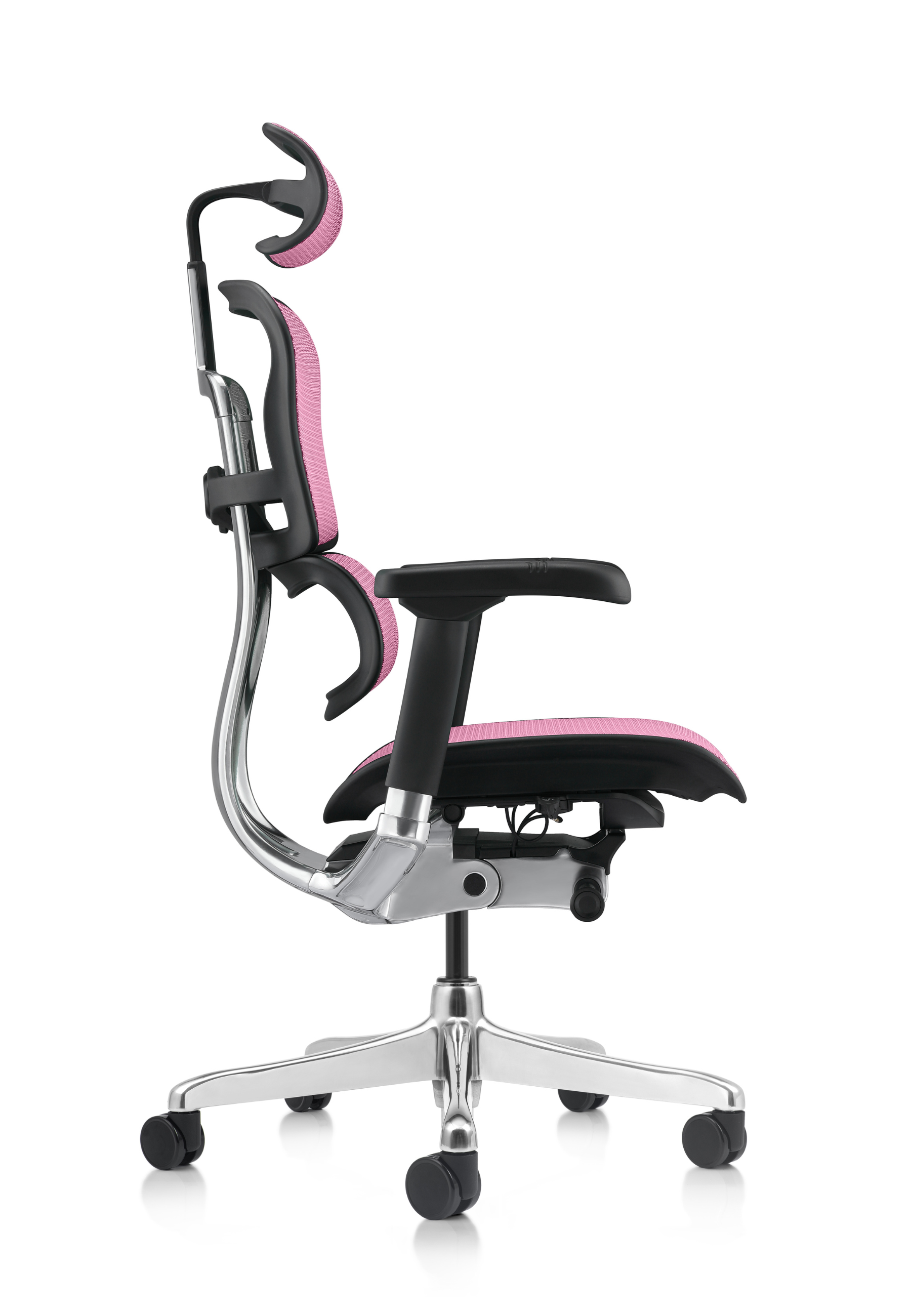 Ergohuman Elite G2 Pink Mesh Black Frame