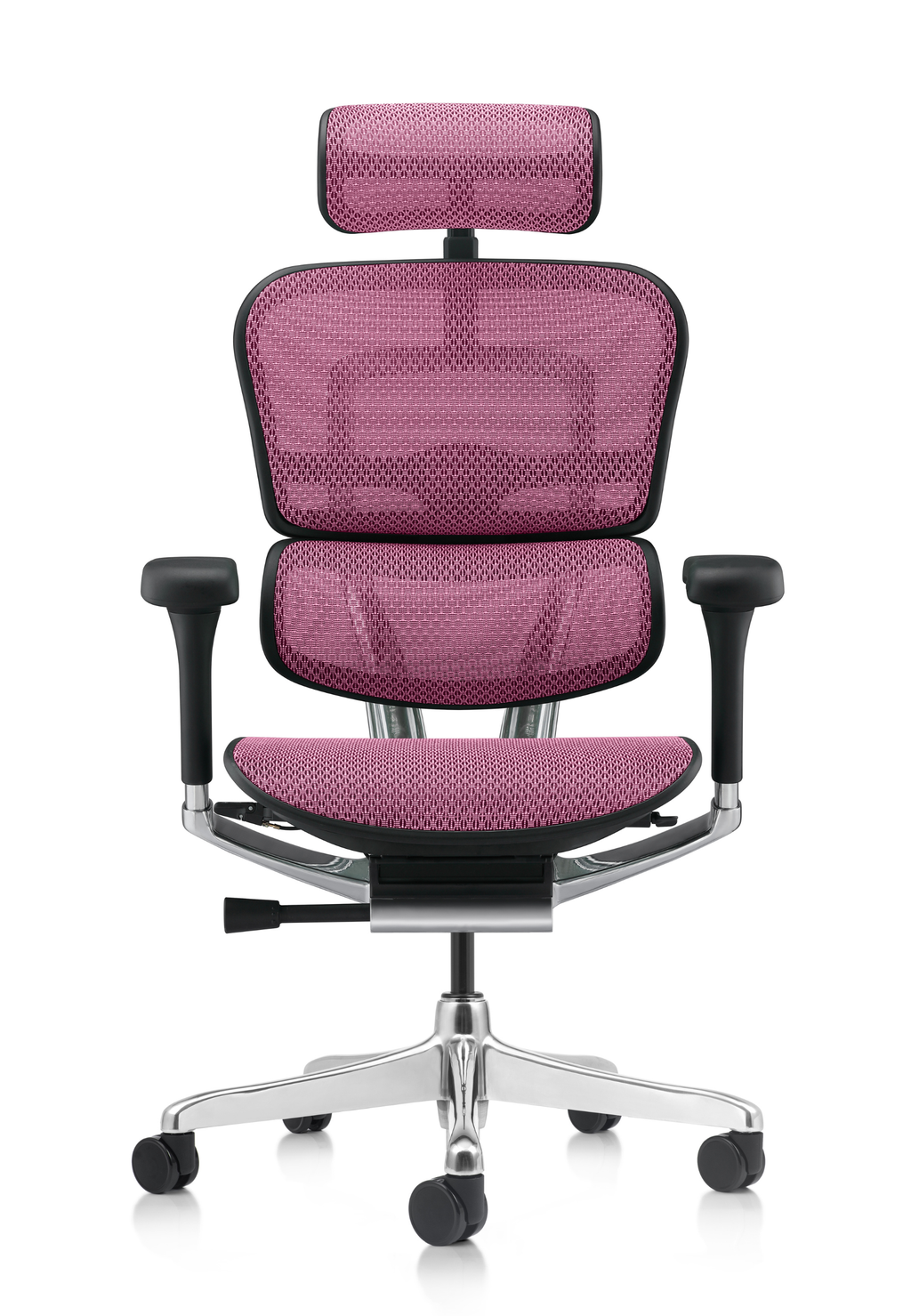 Ergohuman Elite G2 Pink Mesh Black Frame