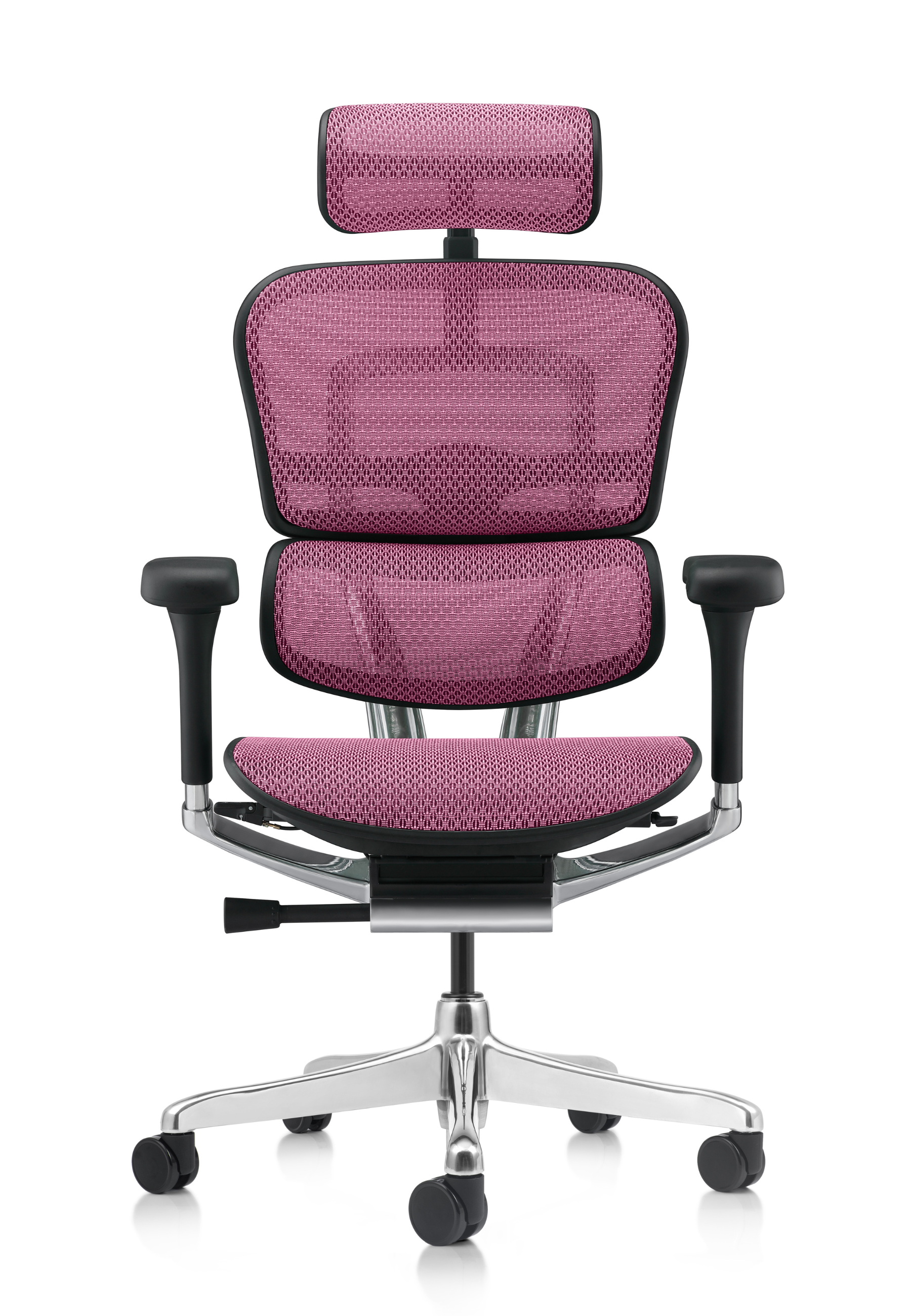 Ergohuman Elite G2 Pink Mesh Black Frame